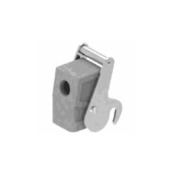 Capot 6B, Aluminium moulé sous pression, acier inoxydable, IP67, Sortie horizontale, PG29